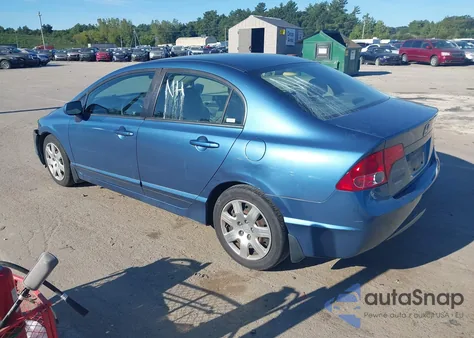 2008 Honda Civic Lx from USA, damaged, VIN 1HGFA16568L009345